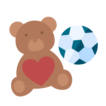 Children's stuffed toys and soft items accepted for Yellow Bin textile recycling donation